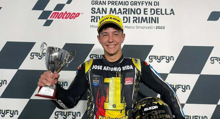 José Antonio Rueda, la nueva joya del motociclismo español: «Sueño con MotoGP»