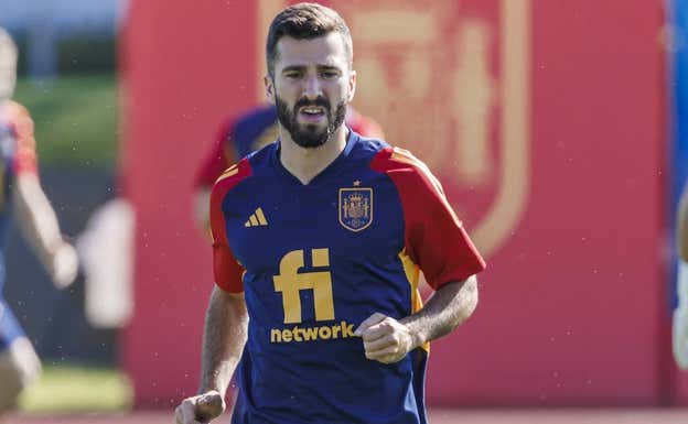 Gayá, en un entrenamiento.