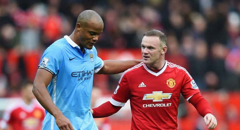 Rooney y Kompany, dos ejemplos de entrenador-jugador.