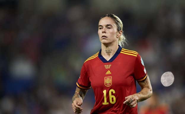 Mapi León, durante un partido de la pasada Eurocopa.  GETTY IMAGES