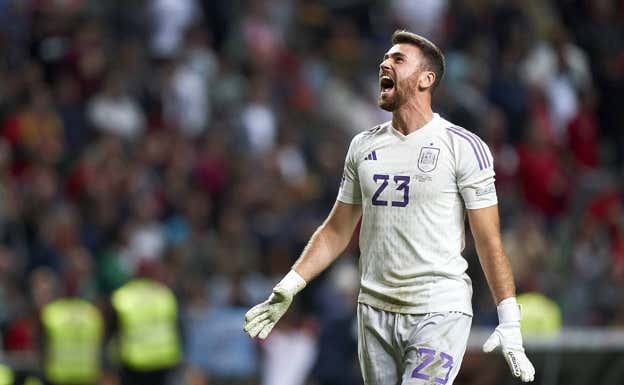 Unai Simón.  GETTY