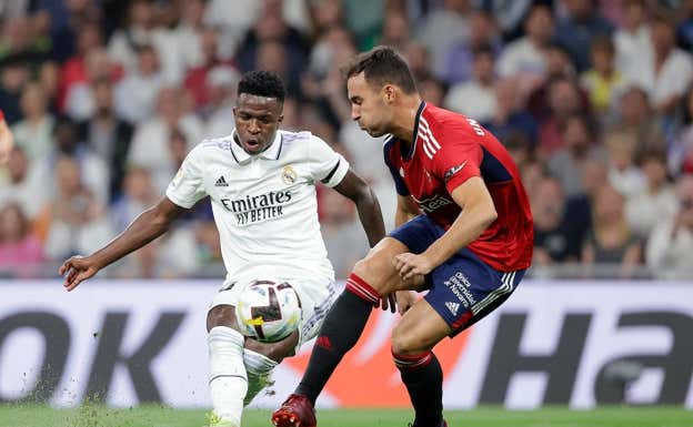 Unai García ante Vinícius Junior Getty