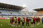Un Atleti mutante: no hay dibujo sino un esquema camaleónico