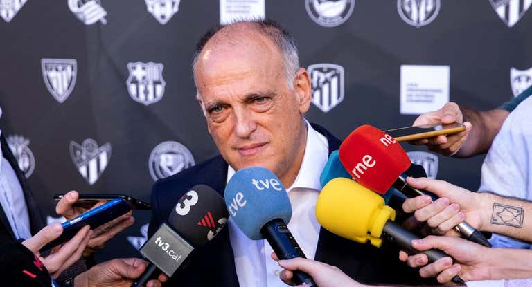 Javier Tebas, presidente de LaLiga.