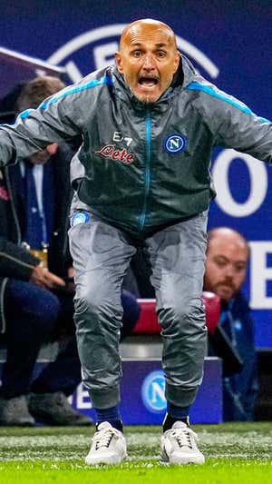 Spalletti, entrenador del Nápoles, durante el partido ante el Ajax |  EP