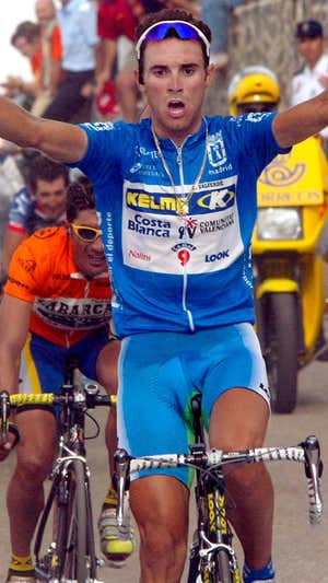 Alejandro Valverde se anota su segunda etapa en la Vuelta a España, con meta en la Sierra de la Pandera.  GETTY IMAGES