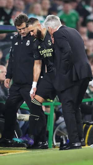 Benzema no se entrena y descansará contra el Getafe