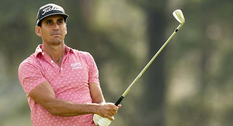 Rafa Cabrera, hoy, en el Open de España