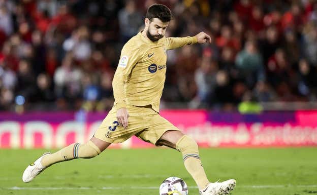 Piqué aún tiene opciones de ser titular ante el Inter.  GETTY