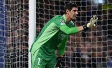 Courtois no se entrena hoy y es seria duda para el Clásico