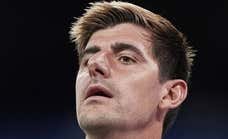 Courtois no se entrena con el grupo y tiene casi imposible llegar al Clásico
