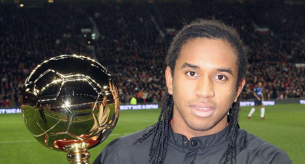 Anderson, con el Golden Boy./GETTY