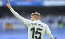 Kroos se rinde a Valverde: «Es top 3 del mundo»