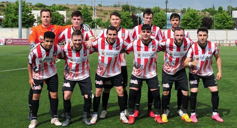 El once inicial del Autol en el controvertido partido ante el Comillas.