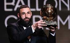 El fútbol tiene nuevo rey: Benzema gana el Balón de Oro