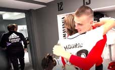 La entrada de Modric al nuevo vestuario del Bernabéu: «Ay, Lunin mío, Lunin mío»