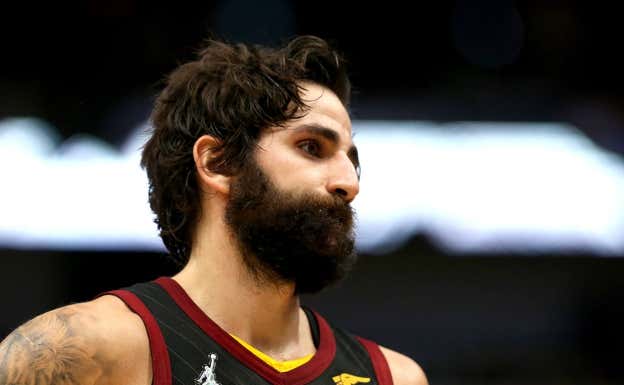 Ricky Rubio la pasada temporada con los Cleveland Cavaliers. GETTY IMAGES