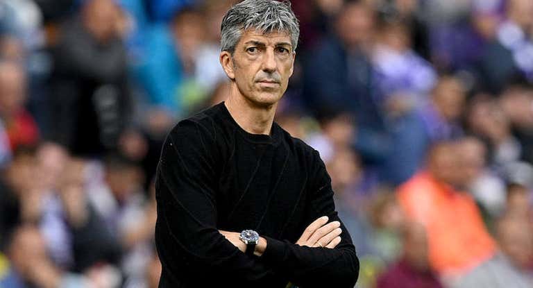 Imanol durante un partido de la Real Sociedad |
