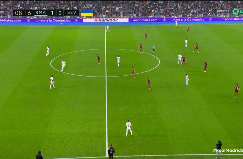 El Madrid-Sevilla, único partido en televisión sin el mensaje de «Ley del Deporte para todos»