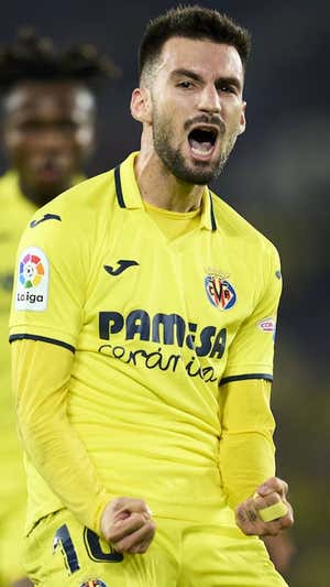 Baena celebra un gol con el Villarreal |  GETTY IMAGES