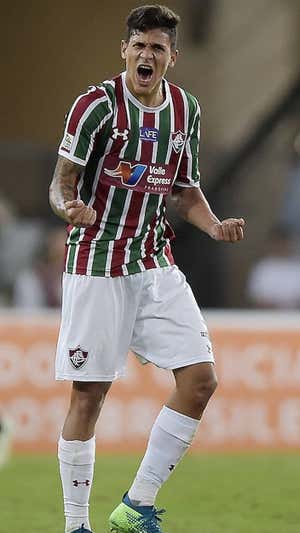 Pedro celebra un gol con Fluminense |  GETTY IMAGES