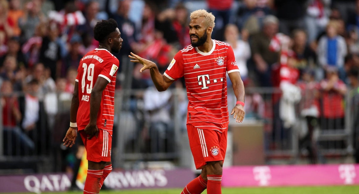 Choupo-Moting anotó un tanto en la goleada de los bávaros al Mainz.