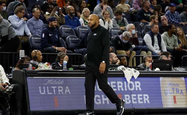 Darvin Ham, entrenador de Los Angeles Lakers.  GETTY IMAGES