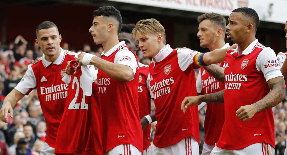 El Arsenal goleó por 5-0 al Nottingham Forest.