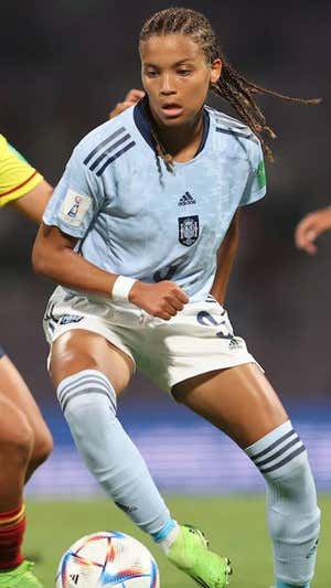 Vicky López, en la final ante Colombia.  GETTY