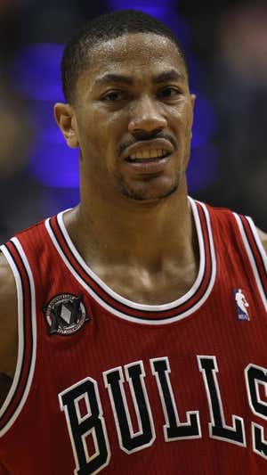 Derrick Rose, uno de los jugadores afectados por el Skirvin. GETTY IMAGES