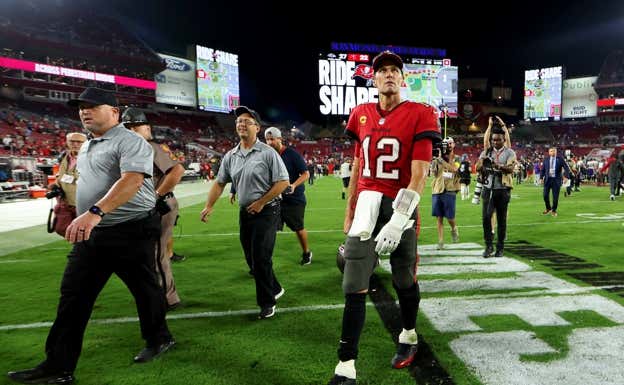 Tom Brady, esta temporada.  GETTY