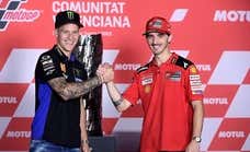 Bagnaia y Fernández afrontan la gran oportunidad de sus vidas