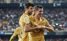 Los capitanes del Barça y Lewandowski elogian la figura de Piqué