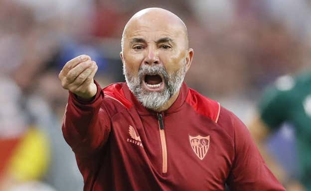 Jorge Sampaoli, entrenador del Sevilla. Getty