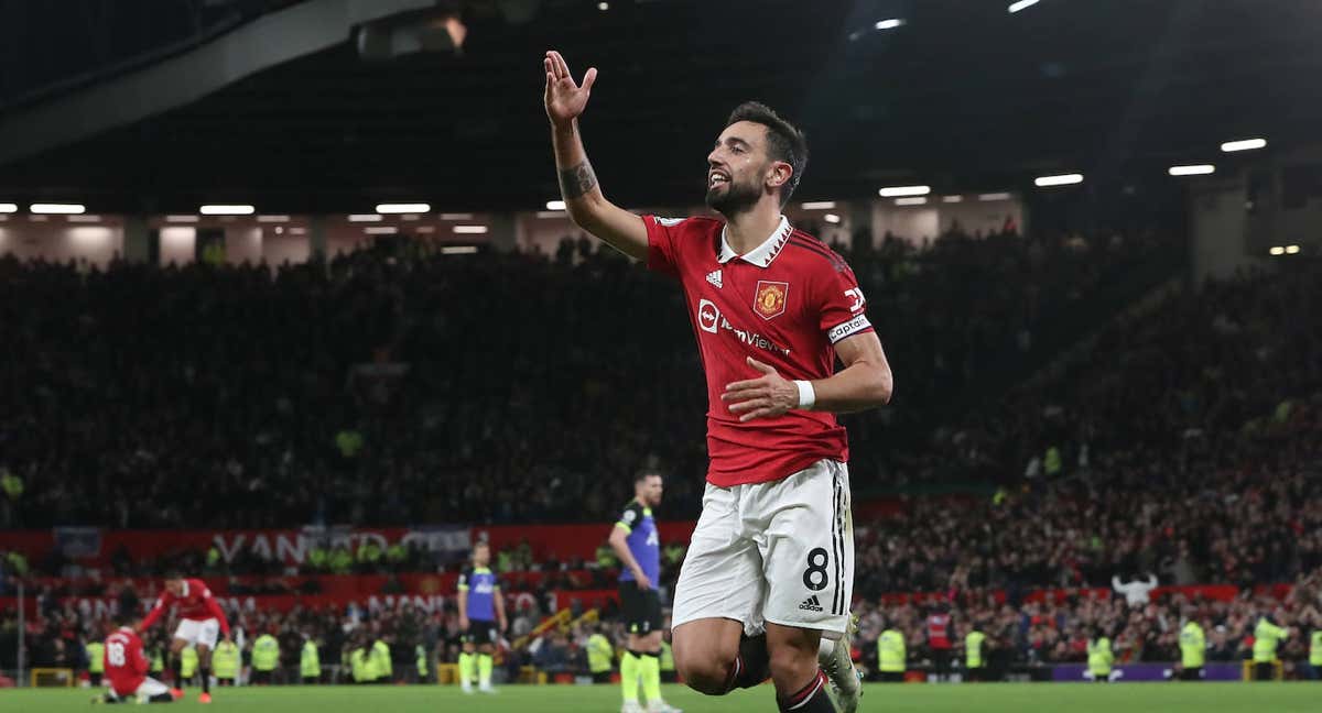 Bruno Fernandes es el mejor futbolista que pueden encontrarse los españoles.