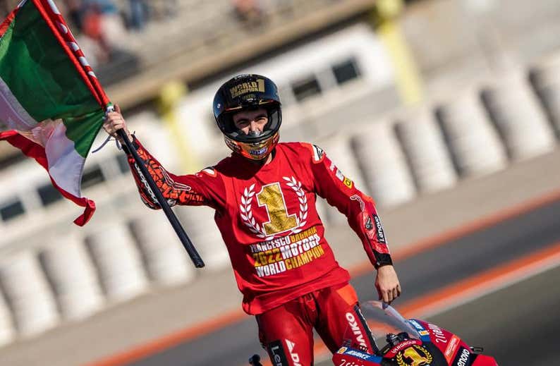 Bagnaia, el pupilo de Rossi que devuelve a Italia a lo más alto
