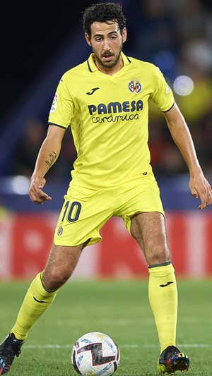 Dani Parejo conduce el balón. GETTY IMAGES
