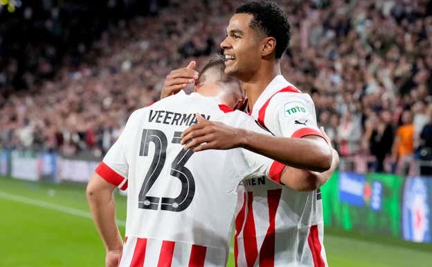 Gakpo, otra de las estrellas del PSV. Getty