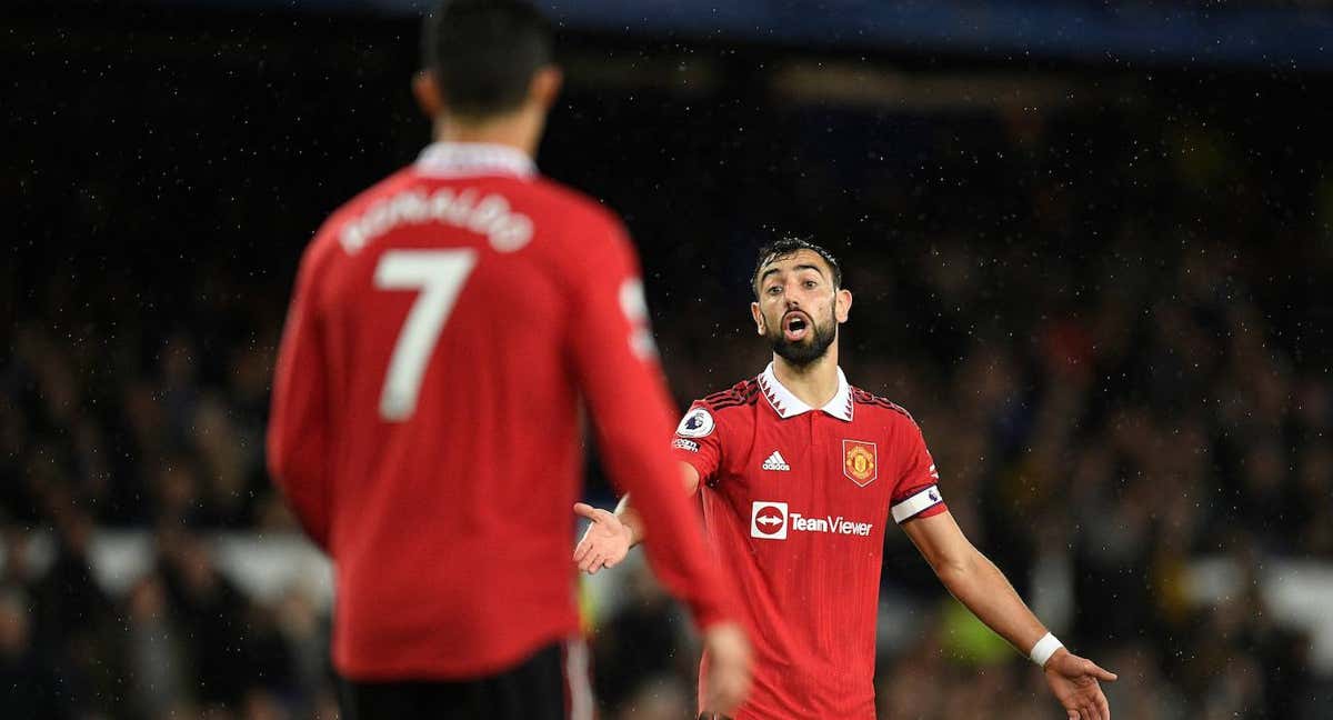 Bruno Fernandes es el líder el United de Ten Hag. /GETTY