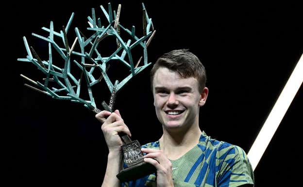 Rune, campeón del Masters 1000 de París. GETTY