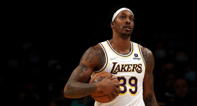 Dwight Howard, durante su última etapa en los Lakers.