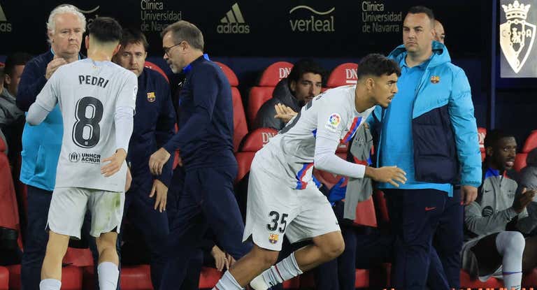Chadi Riad, en el momento del cambio.