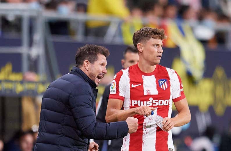 Marcos Llorente desmiente que ignorara a Simeone