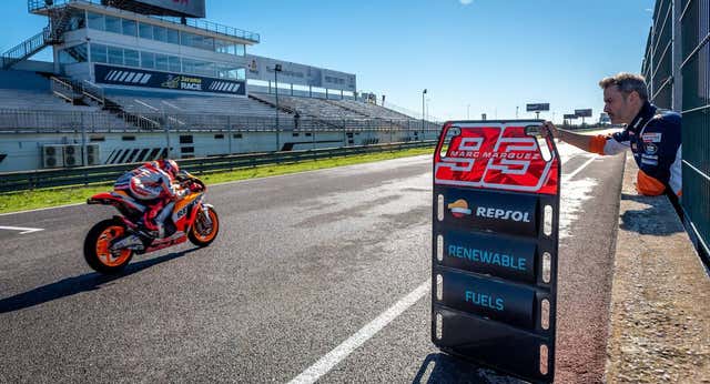 El estreno de Márquez en el Jarama, con combustible renovable de cara al futuro