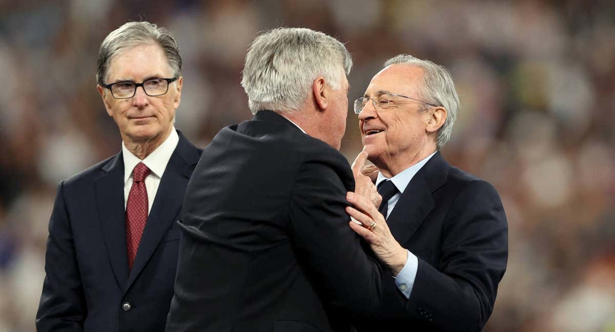 Florentino y Ancelotti, tras ganar la Decimotercera /REUTERS