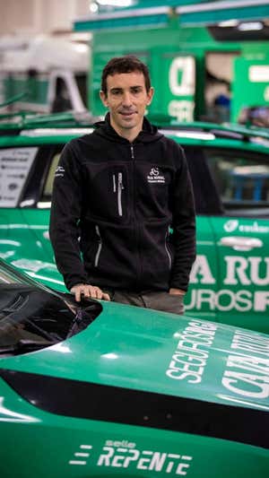 Xabier Muriel, durante su etapa en Caja Rural-Seguros RGA.  DIARIO DE NAVARRA / MOVISTAR TEAM