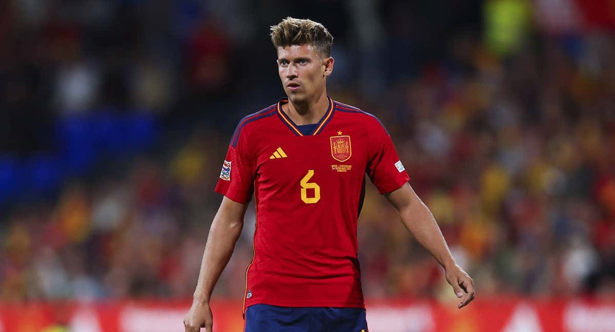 Marcos Llorente en un encuentro con la Selección española /GETTY