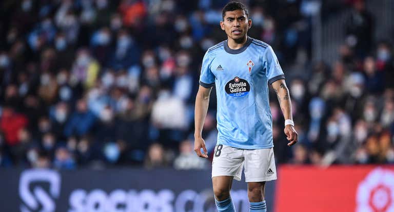 Orbelín Pineda, la temporada pasada con el Celta.