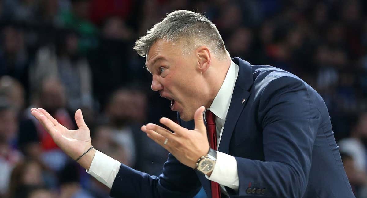 Jasikevicius, en el partido ante el Efes.