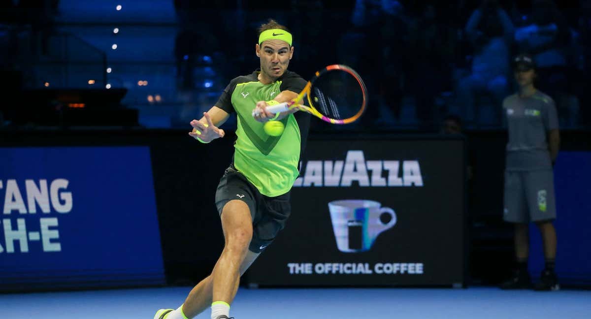 Nadal, durante las ATP Finals de Turín. /GETTY